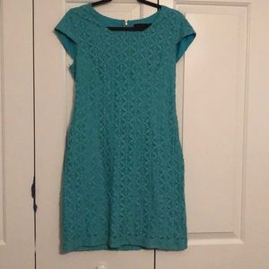 Floral Lace Short Sleeve Dress